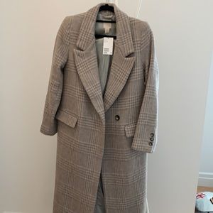 Brand new H&M Manteco wool coat.
